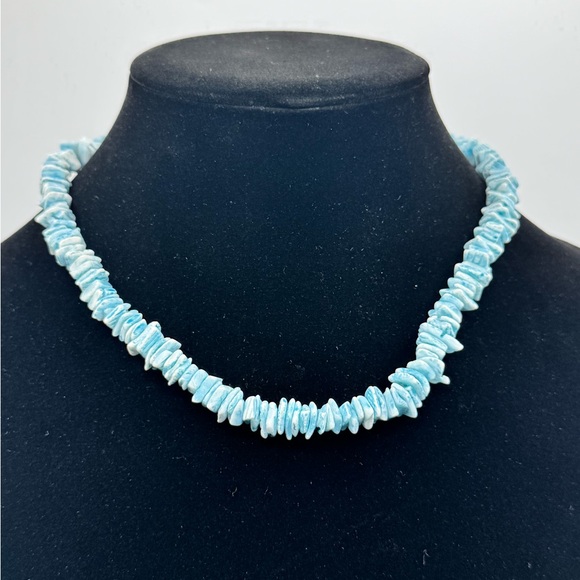 Natural Gemstone Chip Choker Necklace - Picture 1 of 9